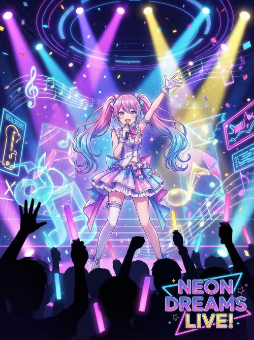麻豆动漫-霓虹梦境演唱会